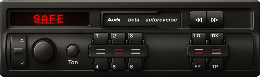 Audi Beta CC Autoreverse radio