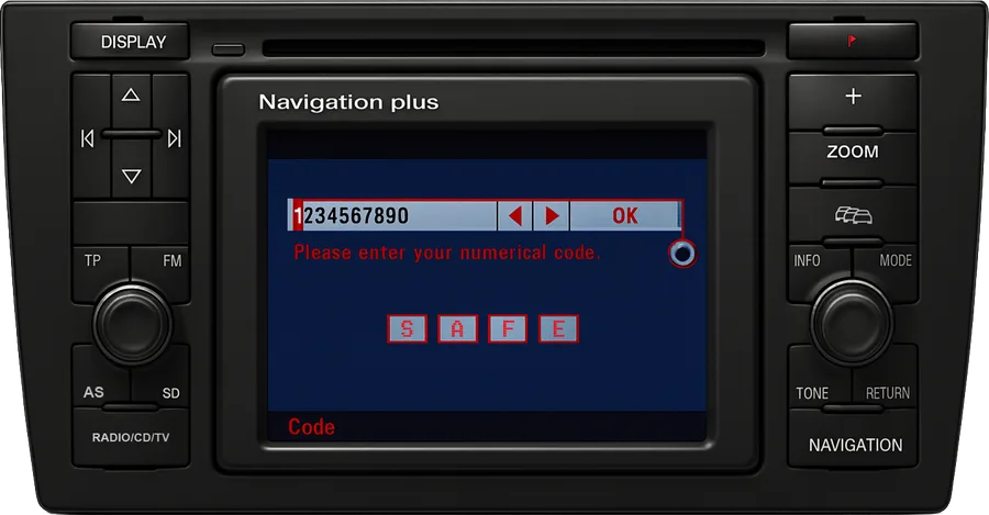 Audi RNS-D Navigation Plus radio