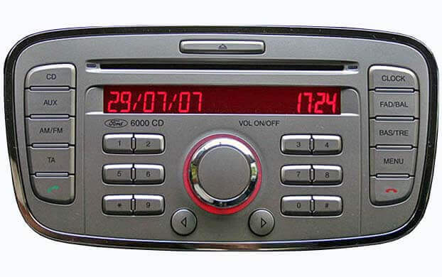 RADIO CODE  FOR FORD V & M SERIES SERIAL NUMBER CD PLAYER MP3 WMA 