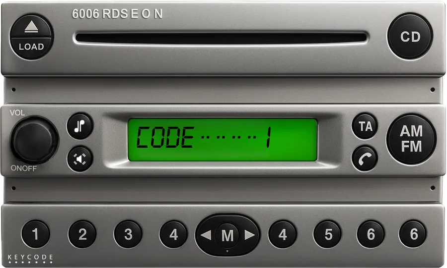 Radio Ford 6006 RDS E-O-N (plateada)