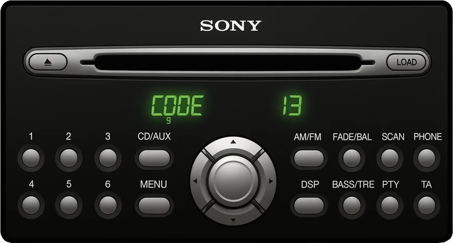 Radio Ford Sony CD