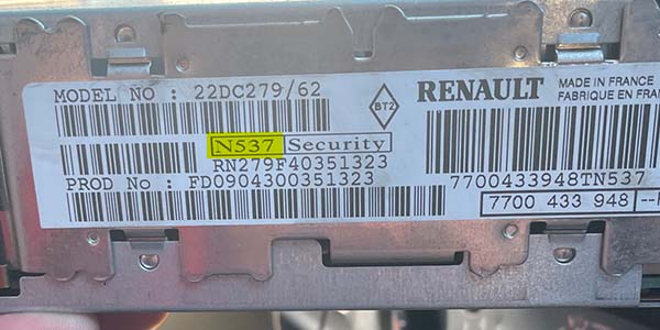 RENAULT RADIO CODE ··· Instant Generator
