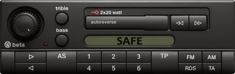 Volkswagen Beta Radio, frühere Ausführung