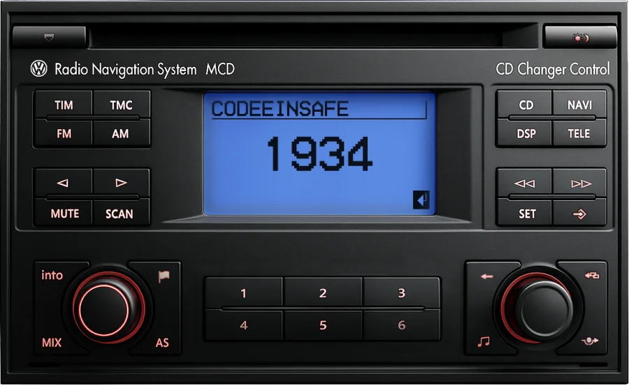 Volkswagen Radio Navigation System MCD