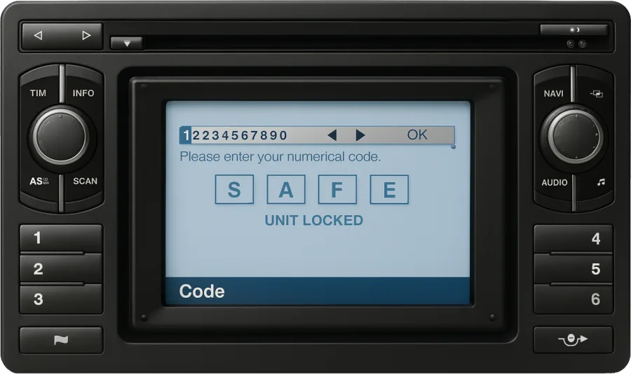 Volkswagen MFD navigation