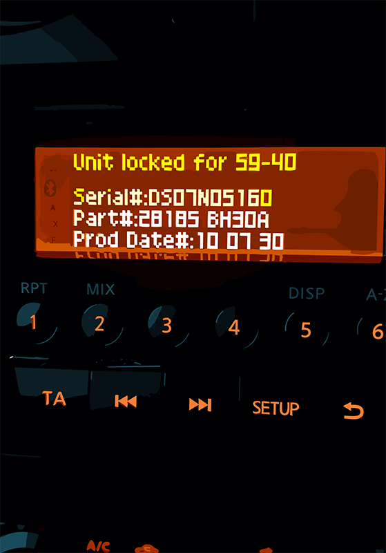 nissan daewoo info on display