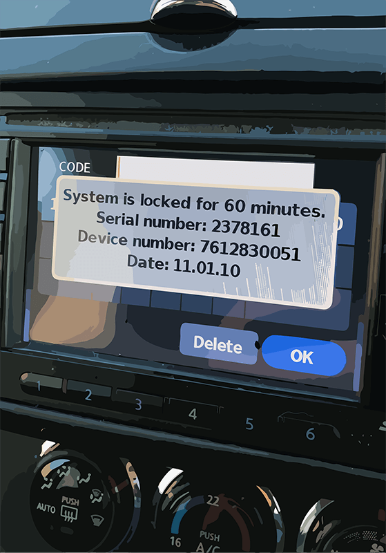 touch connect navigation info on screen